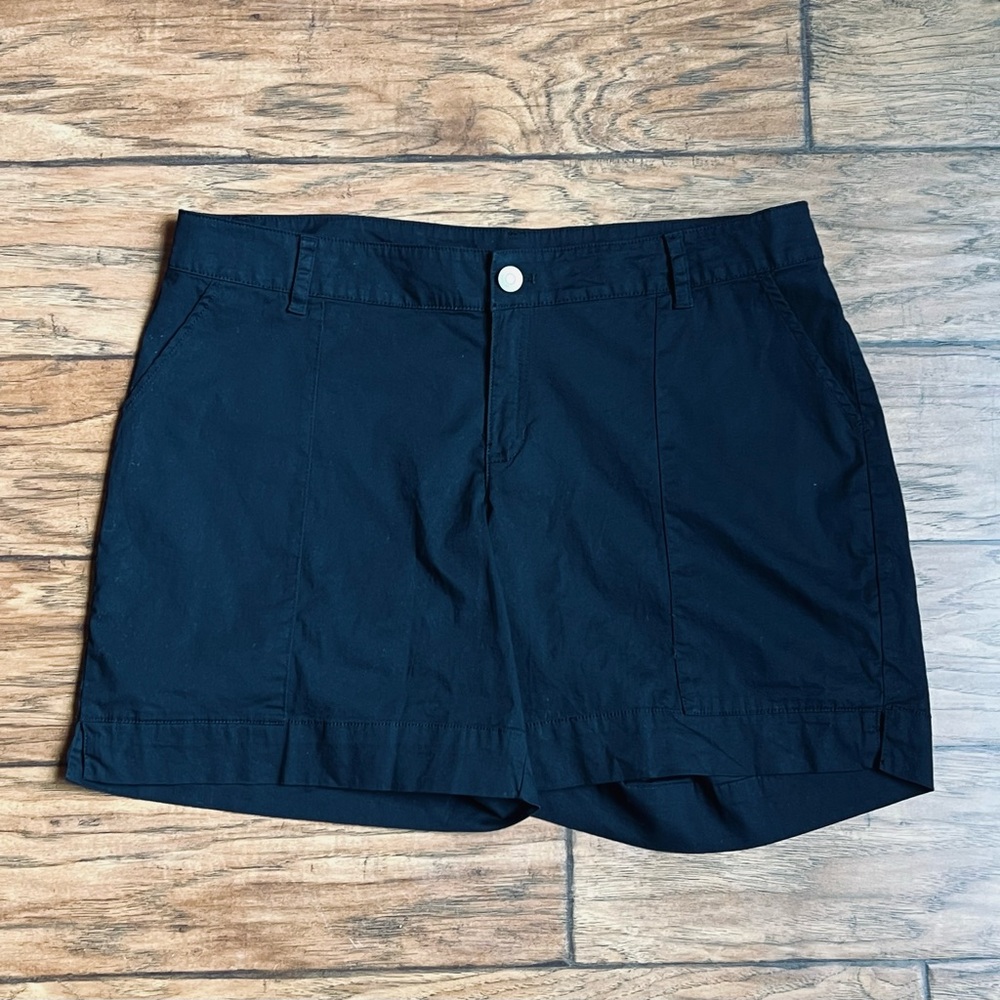 Lane Bryant NEW Womens 18 Shorts Plus Black Casual Chino Comfort High Rise